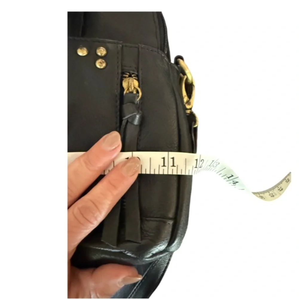 Great American Leatherworks Black Leather Handbag - Picture 13 of 14